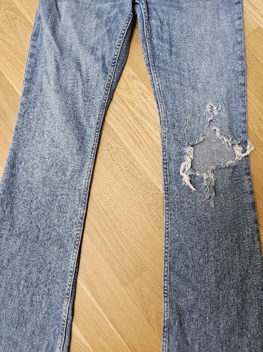 Free People Vintage Indigo Carmen Flare Denim Jeans - Picture 4 of 8